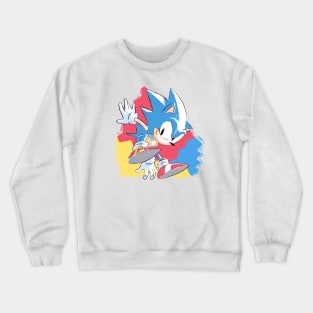 the blue blur Crewneck Sweatshirt